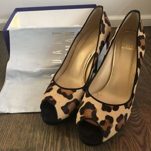 Stuart weitzman leopard print shoes